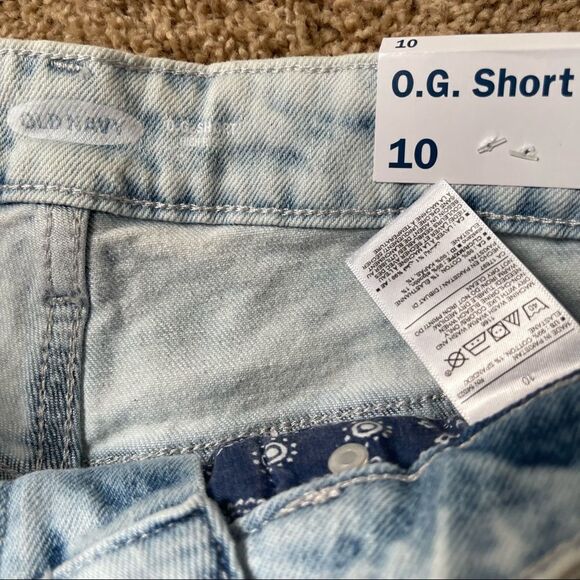 NEW Old Navy OG Short High Rise Paisley Print Shorts Size 10 - Picture 9 of 9